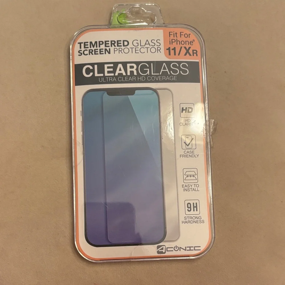 Clear tempered Glass Screen Protector for iPhone 11/XR